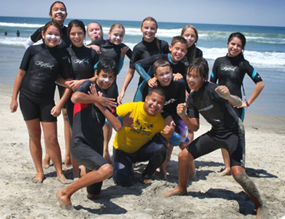 美国加州圣地亚哥YMCA冲浪夏令营